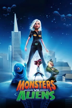 Monsters vs. Aliens (2009) Dual Audio Hindi Full Movie - 870MB